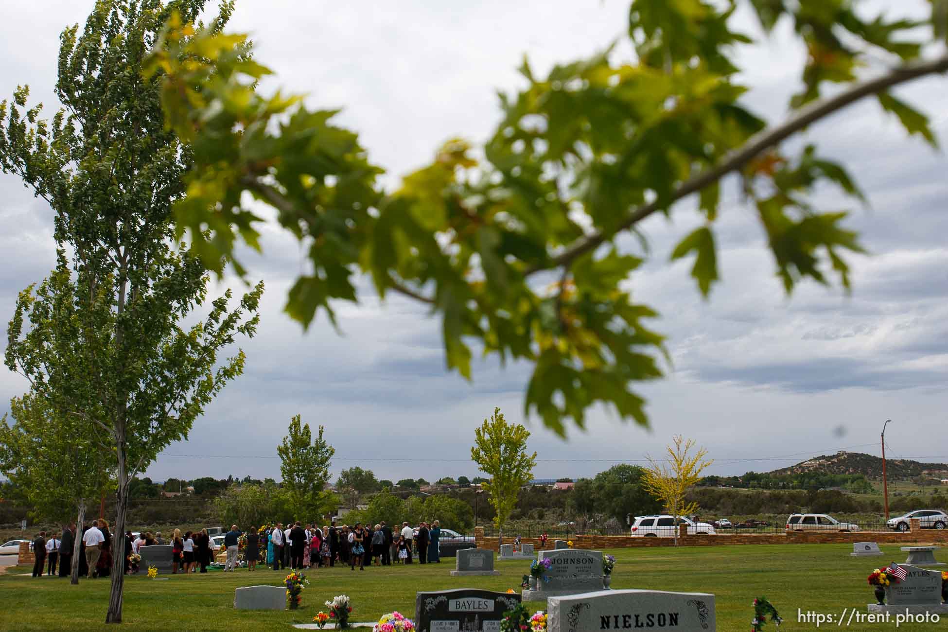 Blanding - Hundreds turned out to the LDS Stake Center in Blanding Tuesday, June 16, 2009 to pay their respects at the funeral of physician James Redd, who took his own life after being charged with a felony count of trafficking in archaeological artifacts protected by federal law.