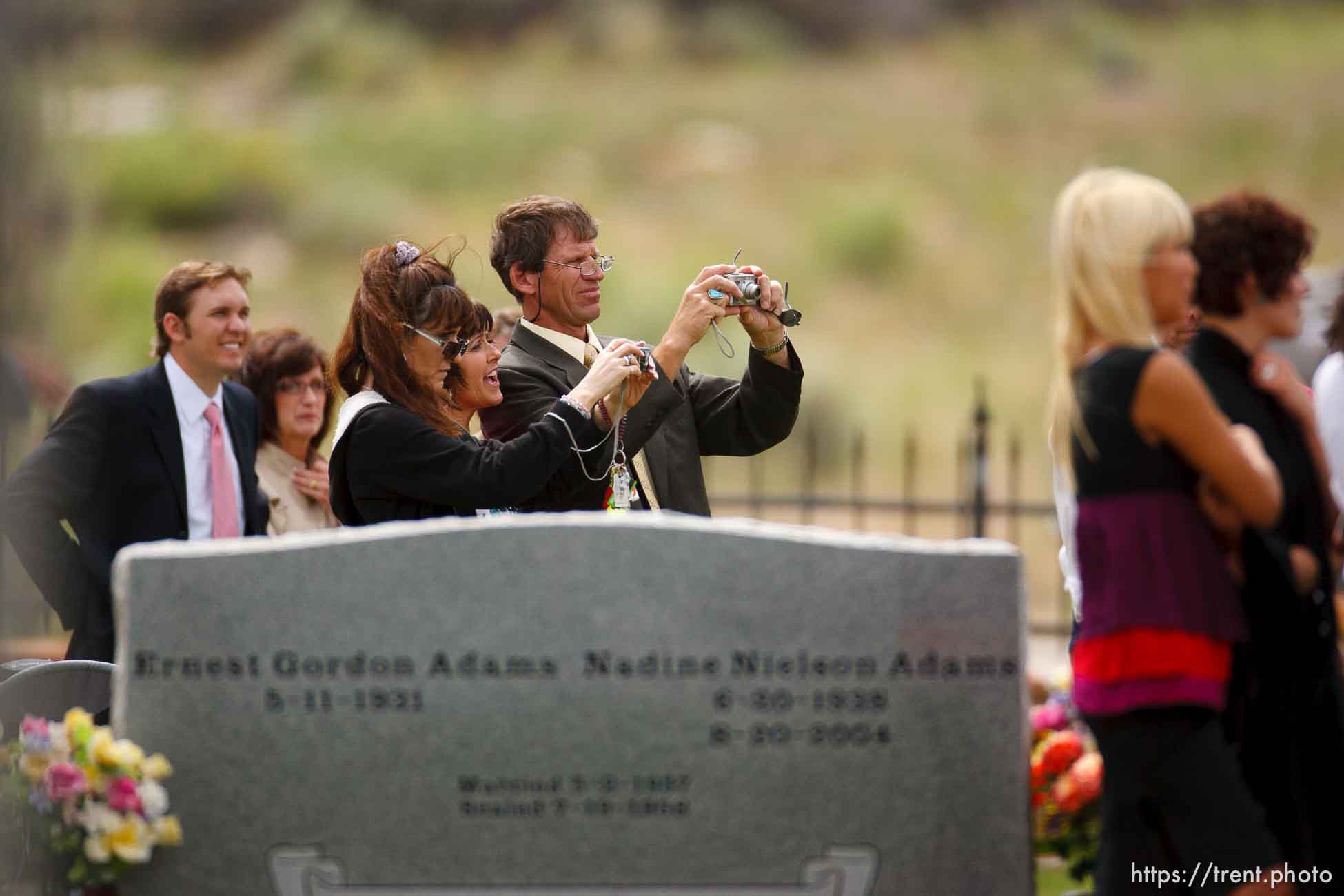 Blanding - Hundreds turned out to the LDS Stake Center in Blanding Tuesday, June 16, 2009 to pay their respects at the funeral of physician James Redd, who took his own life after being charged with a felony count of trafficking in archaeological artifacts protected by federal law.