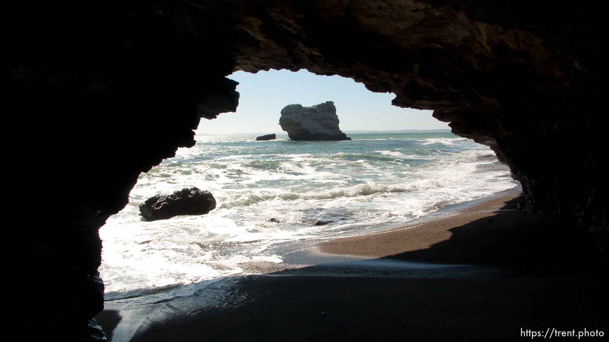 Point Reyes - ocean at Arch Rock, Monday July 6, 2009.