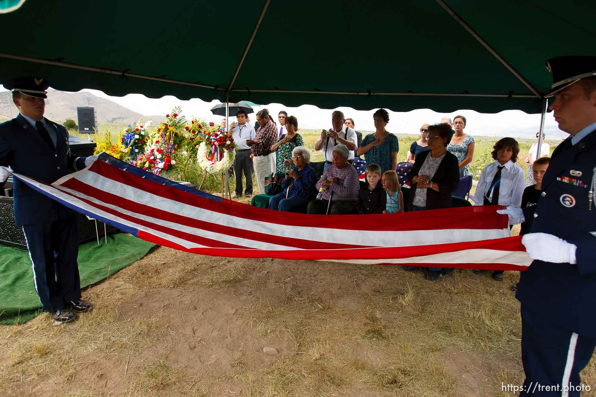 Washakie - Leland Pubigee, an elder in the Northwestern Band of the Shoshone, has died. This is the address of the North Stake Center (LDS), where his funeral will be. Leland will be buried at the Washakie Cemetery, an isolated dry patch that is part of the 400 acres the Northwestern Band has near the Idaho border, the last of its ancestral lands.  Saturday, July 18, 2009.