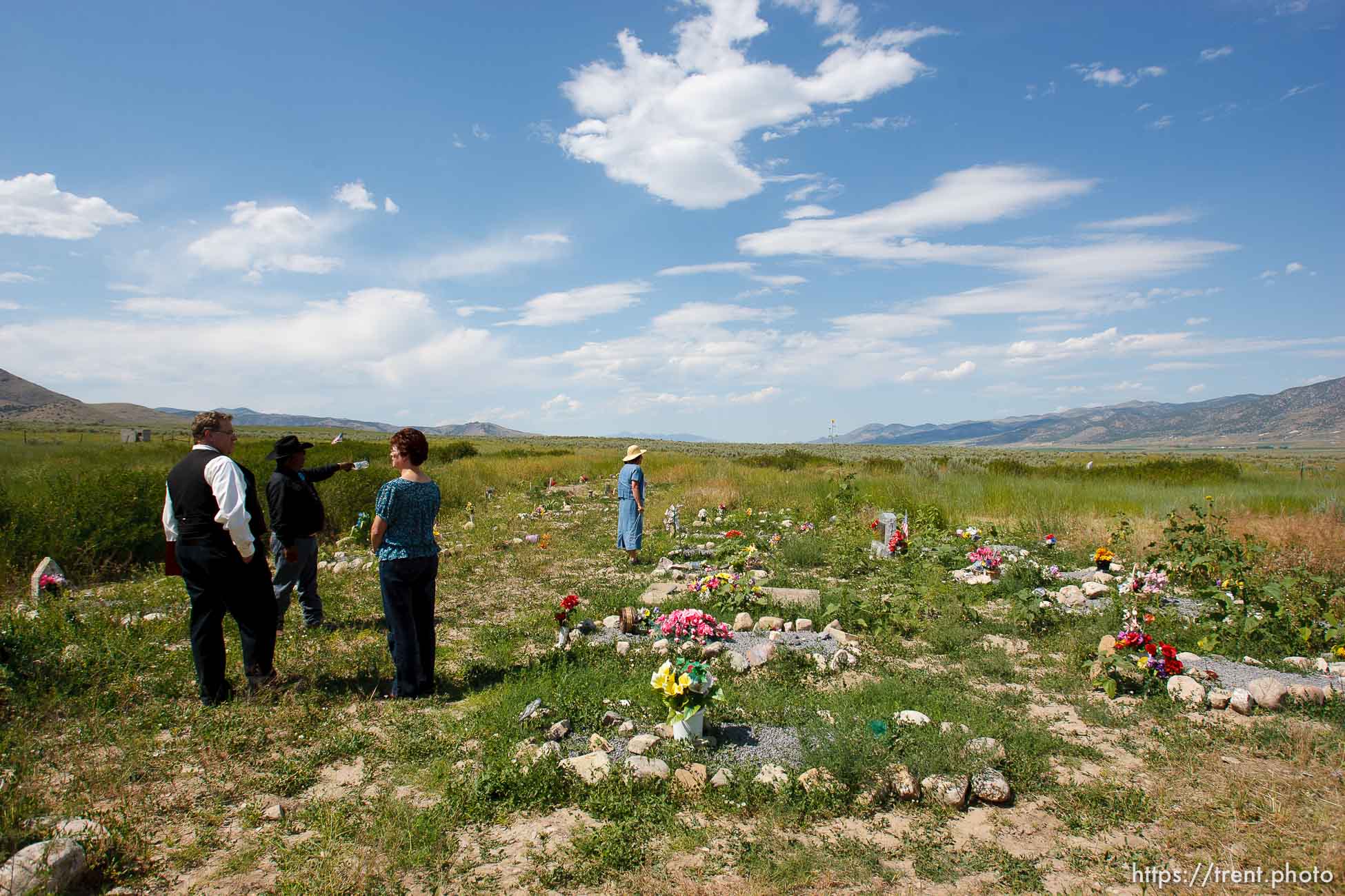 Washakie - Leland Pubigee, an elder in the Northwestern Band of the Shoshone, has died. This is the address of the North Stake Center (LDS), where his funeral will be. Leland will be buried at the Washakie Cemetery, an isolated dry patch that is part of the 400 acres the Northwestern Band has near the Idaho border, the last of its ancestral lands.  Saturday, July 18, 2009.