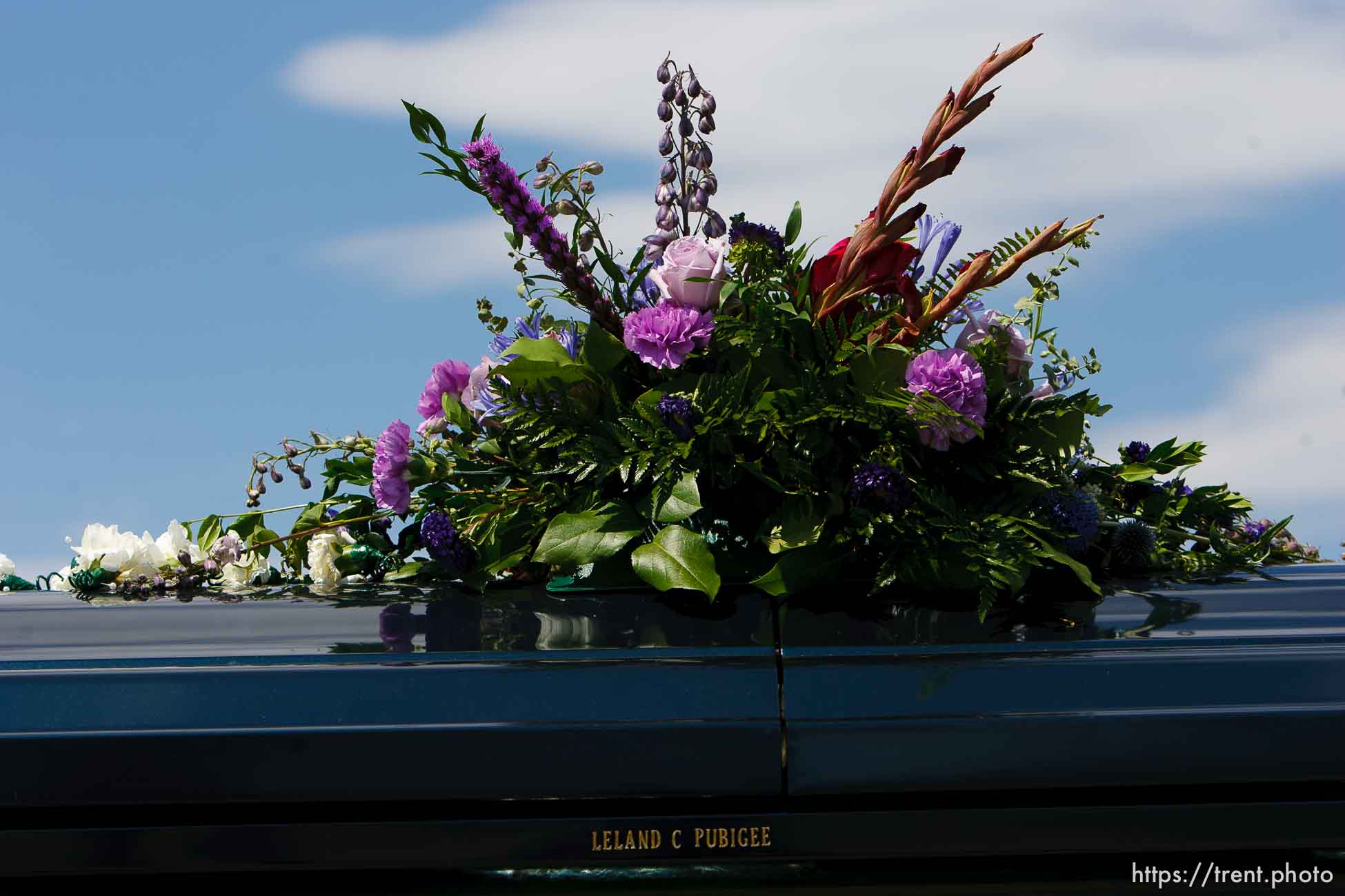 Washakie - Leland Pubigee, an elder in the Northwestern Band of the Shoshone, has died. This is the address of the North Stake Center (LDS), where his funeral will be. Leland will be buried at the Washakie Cemetery, an isolated dry patch that is part of the 400 acres the Northwestern Band has near the Idaho border, the last of its ancestral lands.  Saturday, July 18, 2009.