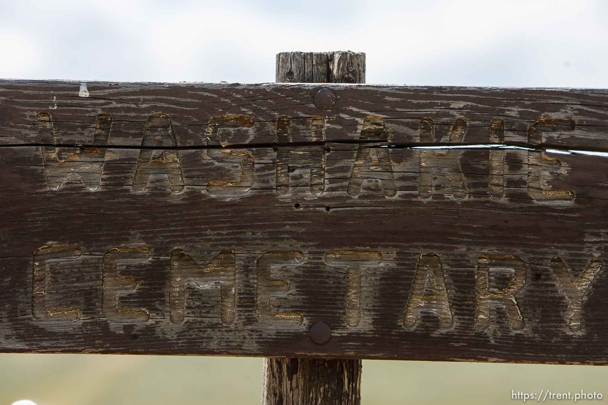 Washakie - Leland Pubigee, an elder in the Northwestern Band of the Shoshone, has died. This is the address of the North Stake Center (LDS), where his funeral will be. Leland will be buried at the Washakie Cemetery, an isolated dry patch that is part of the 400 acres the Northwestern Band has near the Idaho border, the last of its ancestral lands.  Saturday, July 18, 2009.