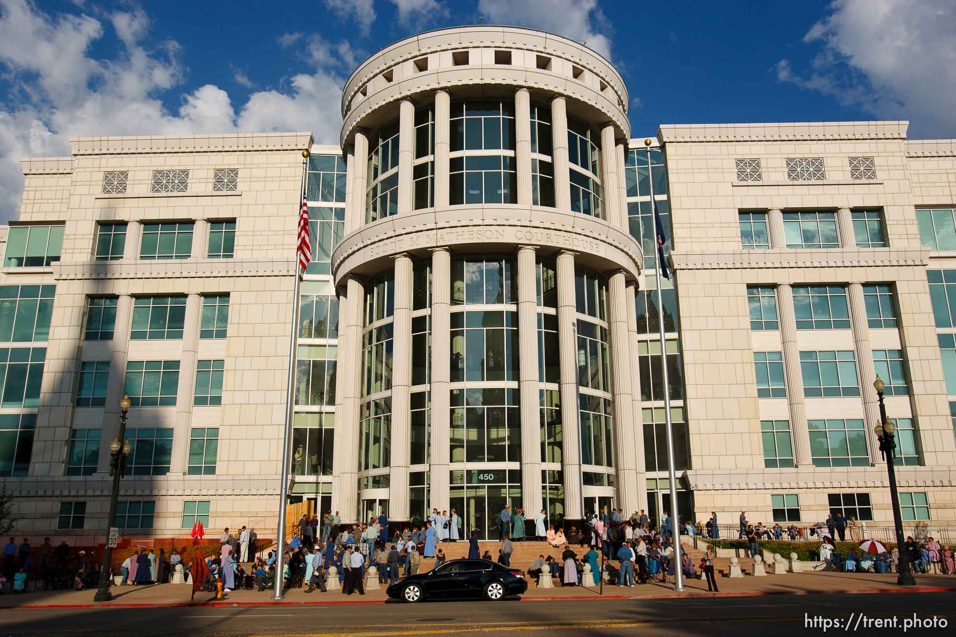 Salt Lake City - A hearing held at the Matheson Courthouse Wednesday, July 29, 2009 to decide on the sale of the Berry Knoll property in the United Effort Plan (UEP) land trust.