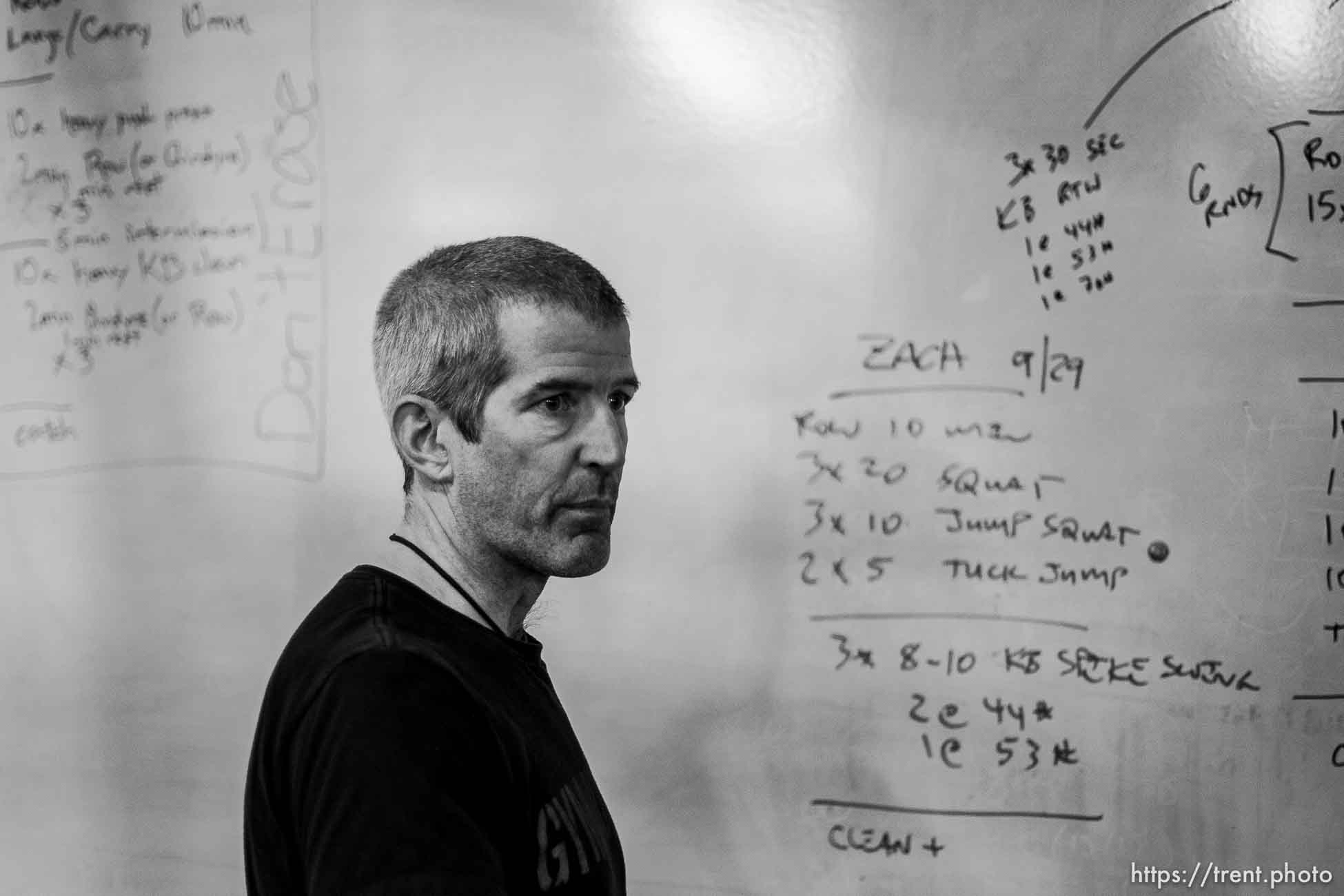 Trent Nelson  |  The Salt Lake Tribune
Mark Twight at Gym Jones Tuesday, September 29 2009 in Salt Lake City.