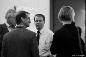 Attorneys for convicted polygamist leader Warren Jeffs argued their case before the Utah Supreme Court Tuesday, November 3 2009 in Salt Lake City, hoping to overturn Jeffs' 2007 conviction as an accomplice to rape. lindsey barlow, wally bugden, tara isaacson