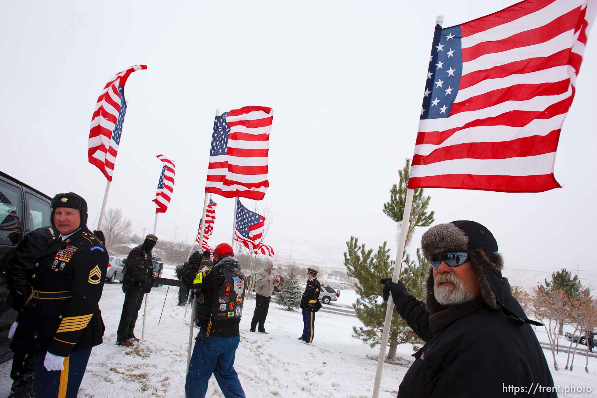 Aaron Nemelka, who was killed in the Ft. Hood massacre, was laid to rest at the Utah Veterans Memorial Park, Saturday, November 14 2009.