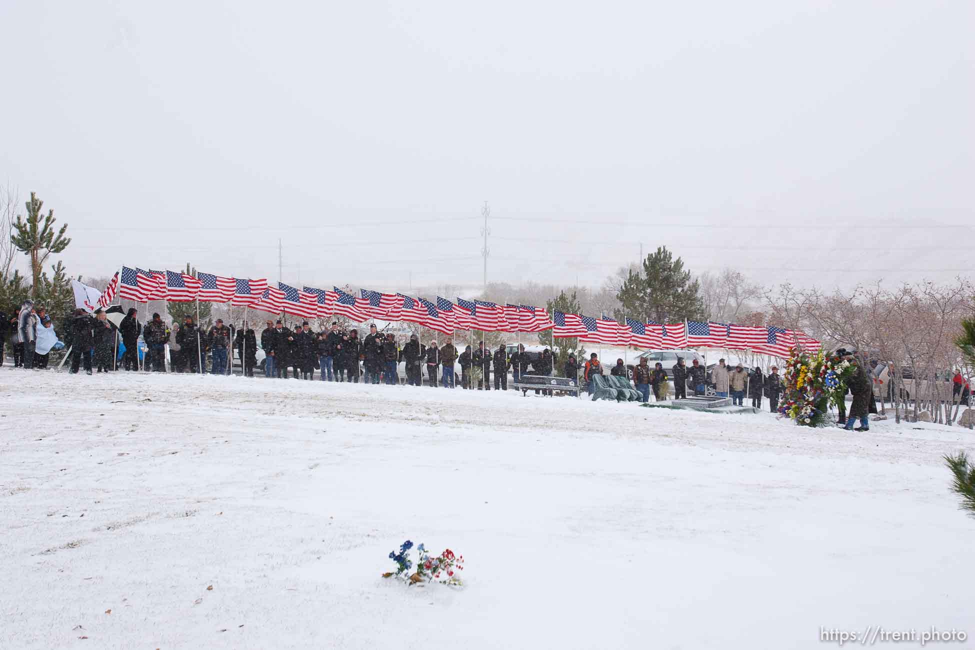 Aaron Nemelka, who was killed in the Ft. Hood massacre, was laid to rest at the Utah Veterans Memorial Park, Saturday, November 14 2009.