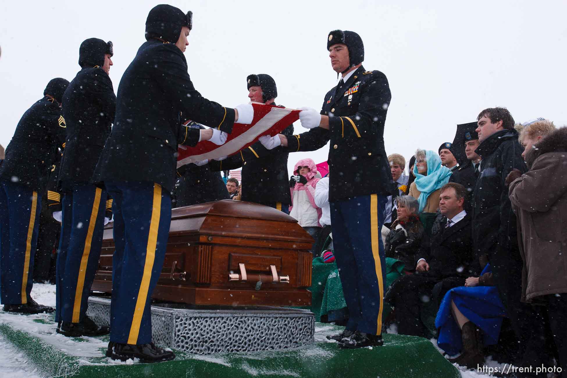 Aaron Nemelka, who was killed in the Ft. Hood massacre, was laid to rest at the Utah Veterans Memorial Park, Saturday, November 14 2009.