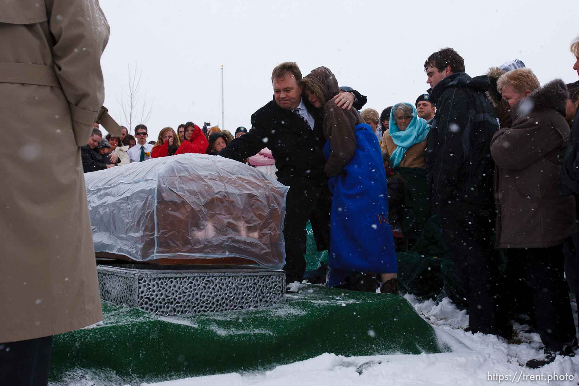 Aaron Nemelka, who was killed in the Ft. Hood massacre, was laid to rest at the Utah Veterans Memorial Park, Saturday, November 14 2009.