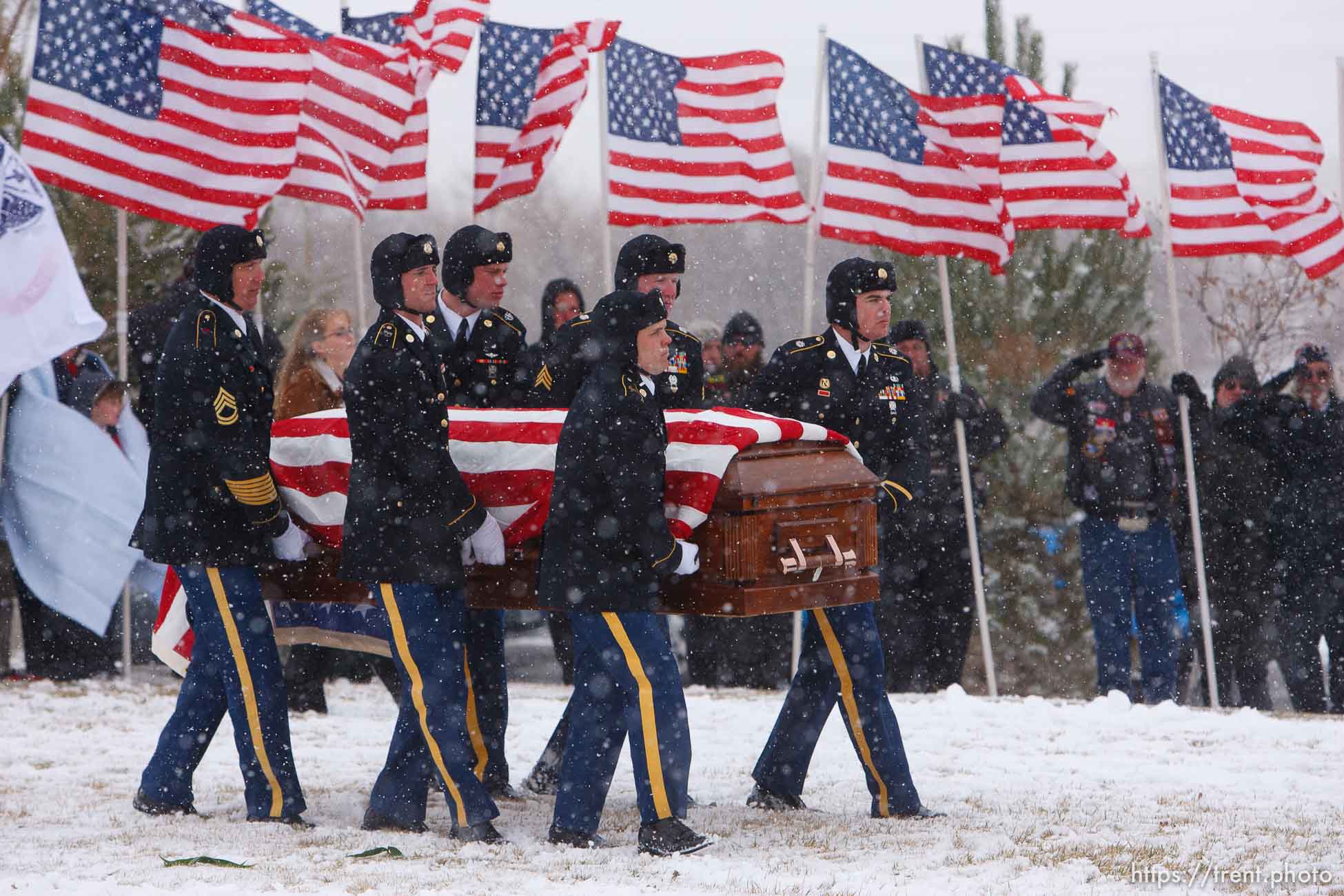 Aaron Nemelka, who was killed in the Ft. Hood massacre, was laid to rest at the Utah Veterans Memorial Park, Saturday, November 14 2009.