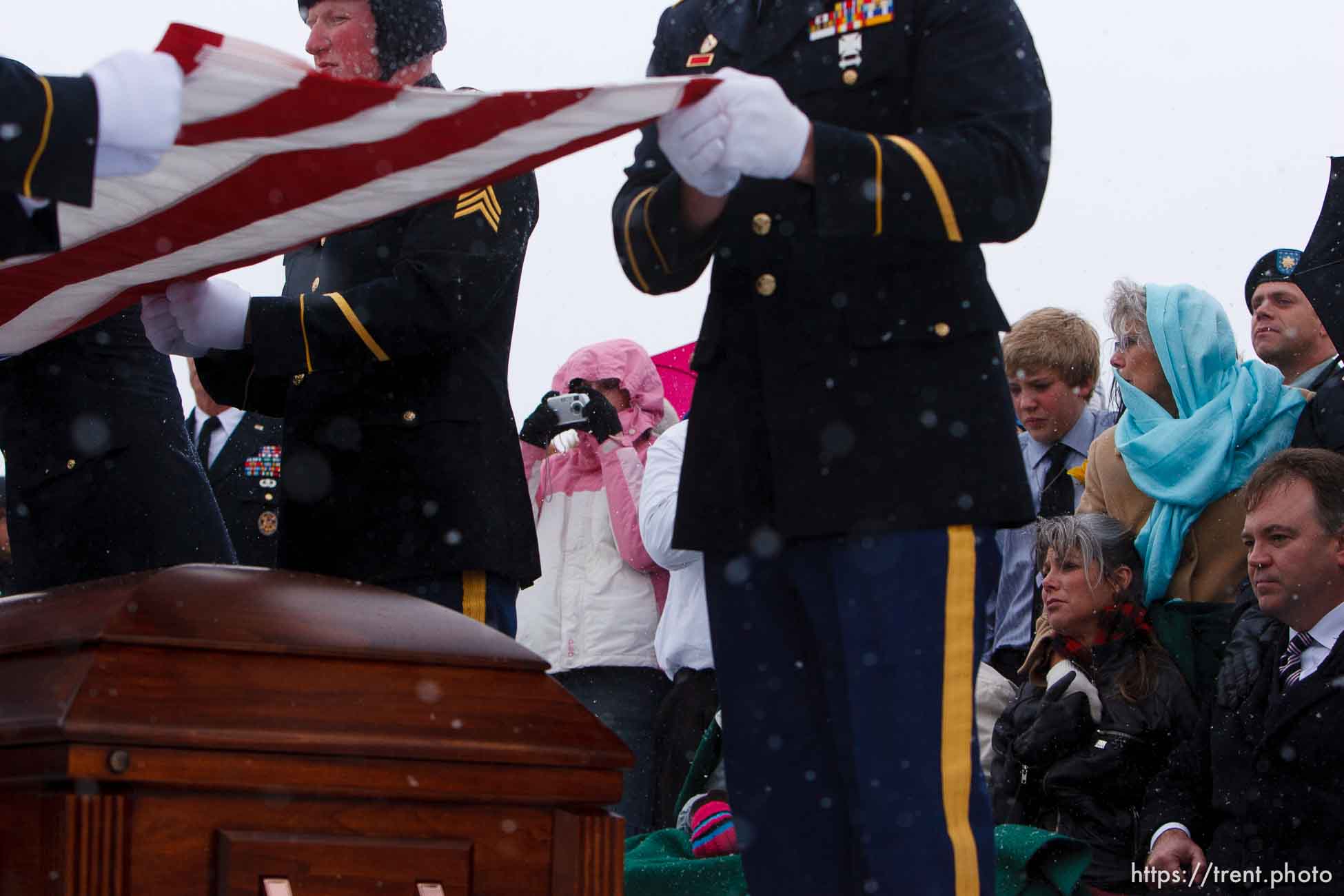 Aaron Nemelka, who was killed in the Ft. Hood massacre, was laid to rest at the Utah Veterans Memorial Park, Saturday, November 14 2009.