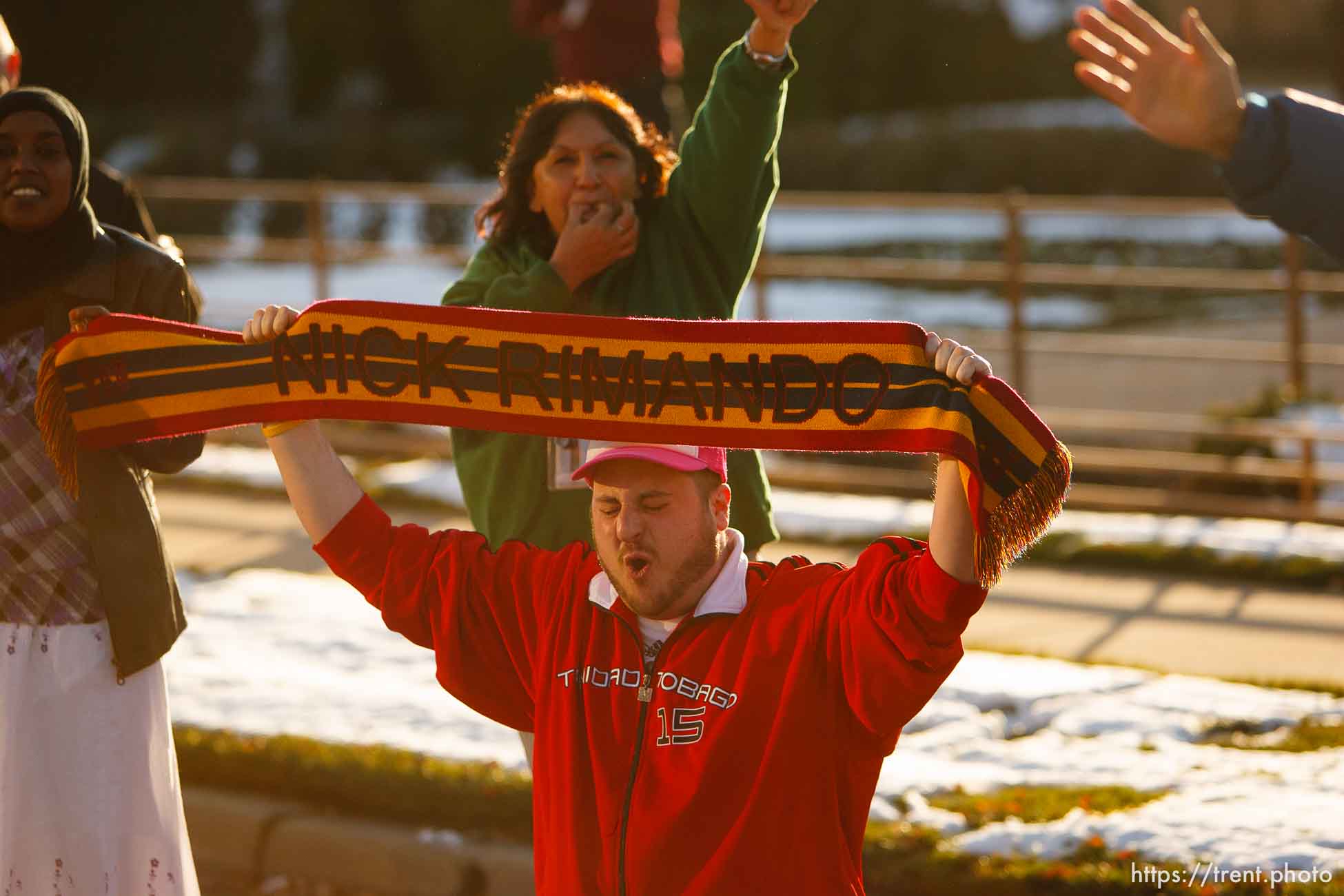 fans line state street. Celebration for Real Salt Lake's MLS Cup win Tuesday, November 24 2009.