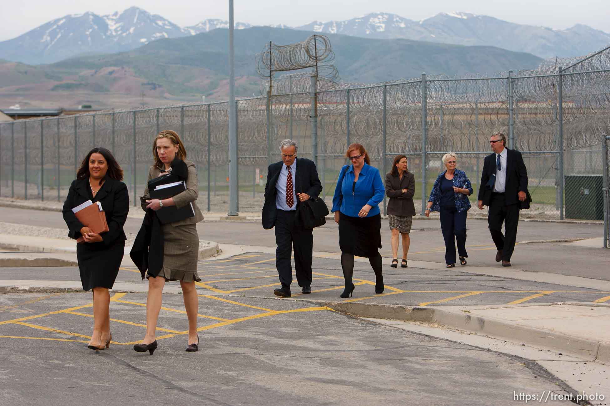 Trent Nelson  |  The Salt Lake Tribune
Draper - Commutation hearing for death-row inmate Ronnie Lee Gardner Friday, June 11, 2010, at the Utah State Prison. andrew parnes and defense