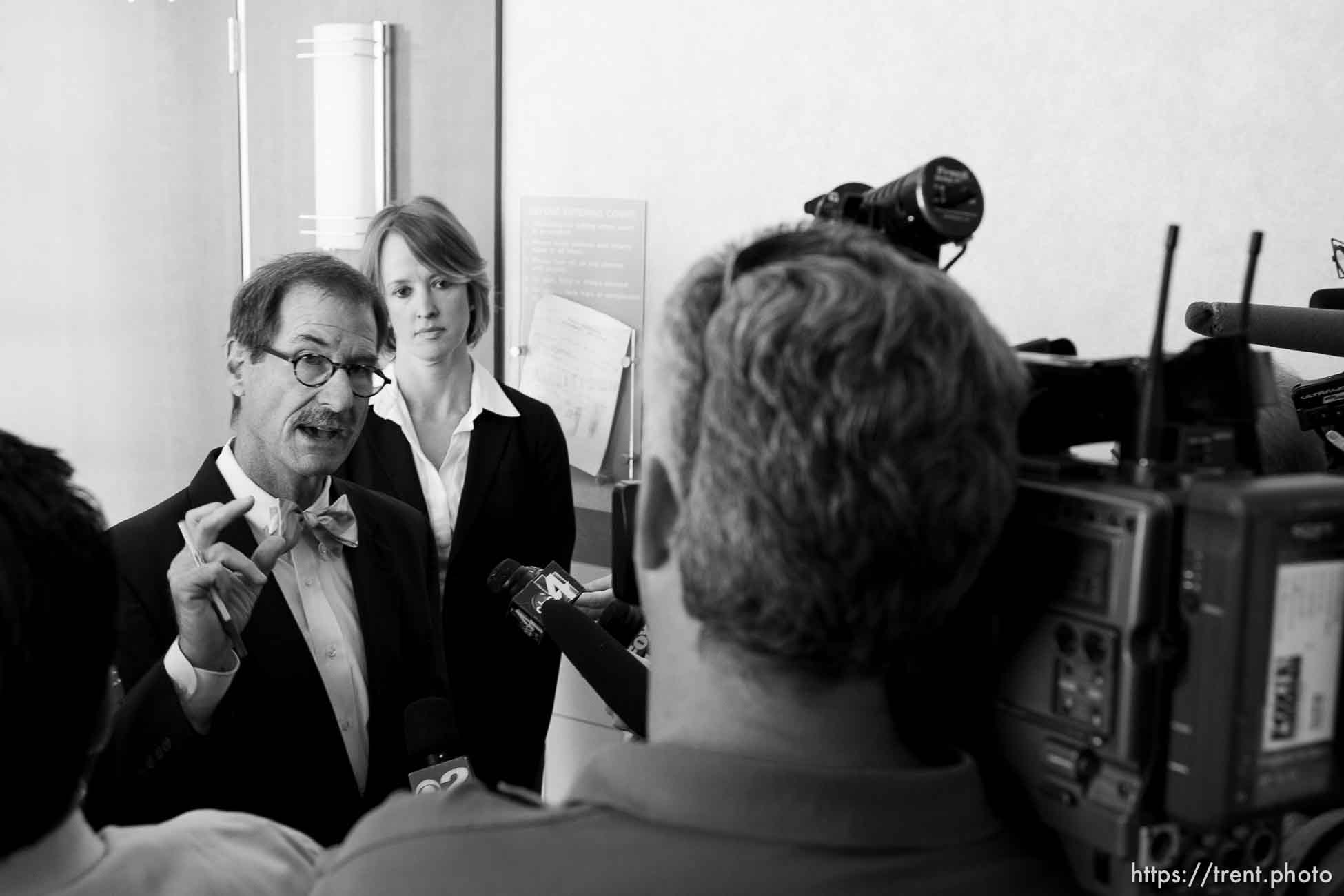 Trent Nelson  |  The Salt Lake Tribune
Warren Jeffs, leader of the FLDS Church, appeared before Judge Terry Christiansen in Third District Court  Tuesday, September 7, 2010 in West Jordan, Utah. walter bugden, tara isaacson