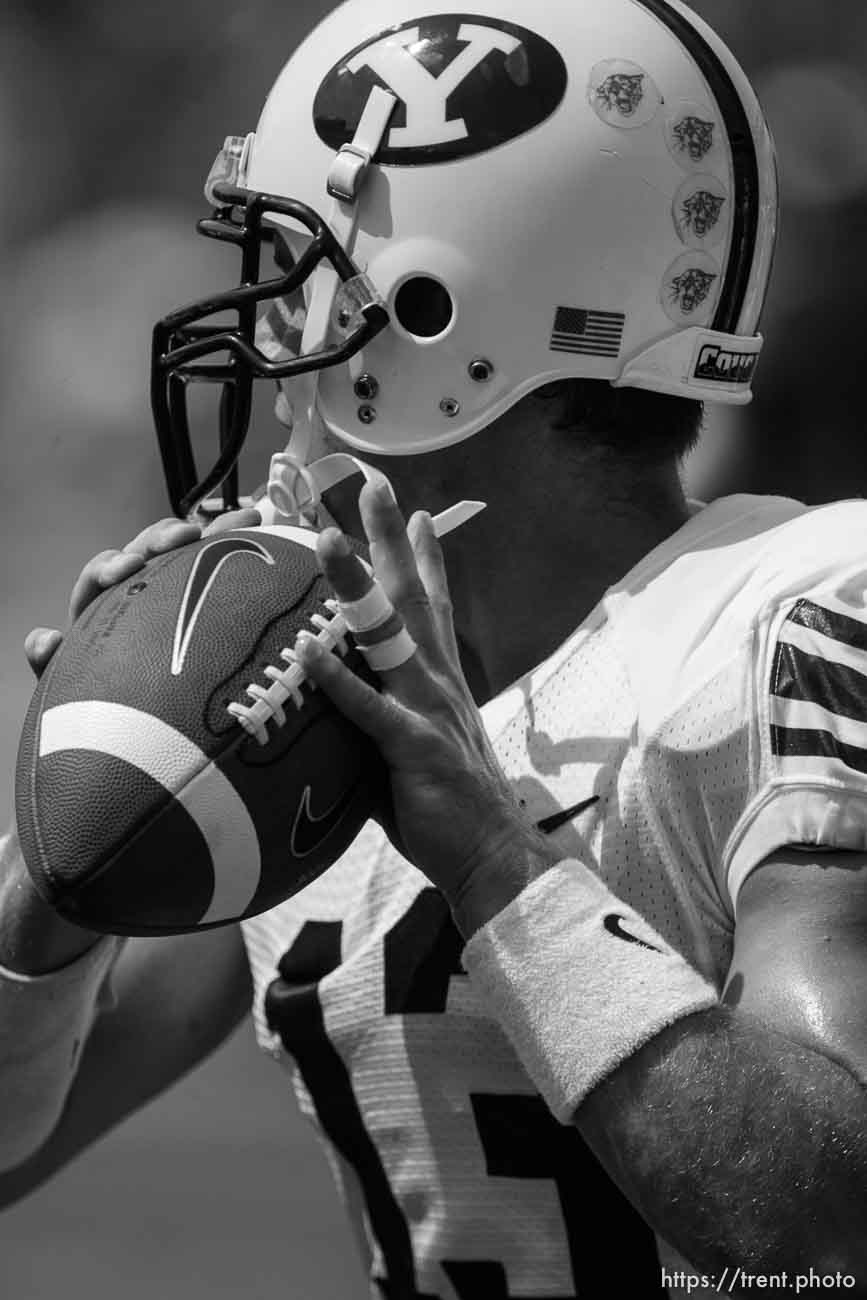 Trent Nelson  |  The Salt Lake Tribune
BYU quarterback Riley Nelson (13) , BYU vs. Florida State, college football Saturday, September 18, 2010 at Doak Campbell Stadium in Tallahassee, Florida.