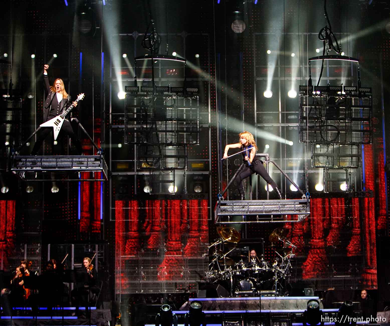 Trent Nelson  |  The Salt Lake Tribune
Trans-Siberian Orchestra performed at EnergySolutions Arena Thursday, November 18, 2010.