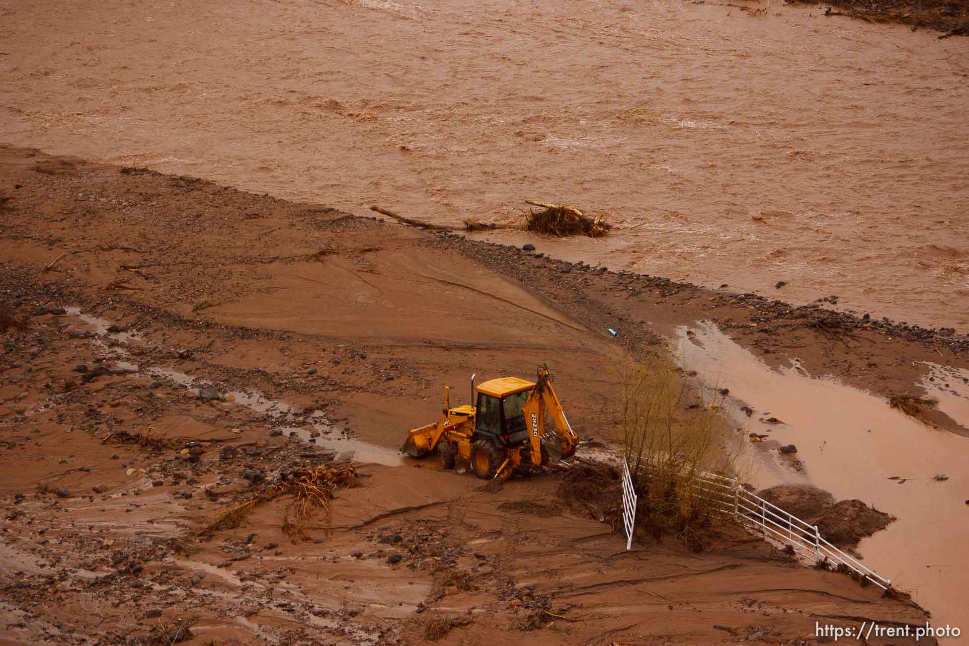 Trent Nelson  |  The Salt Lake Tribune
Aerial views of flooding near St. George, Wednesday, December 22, 2010.