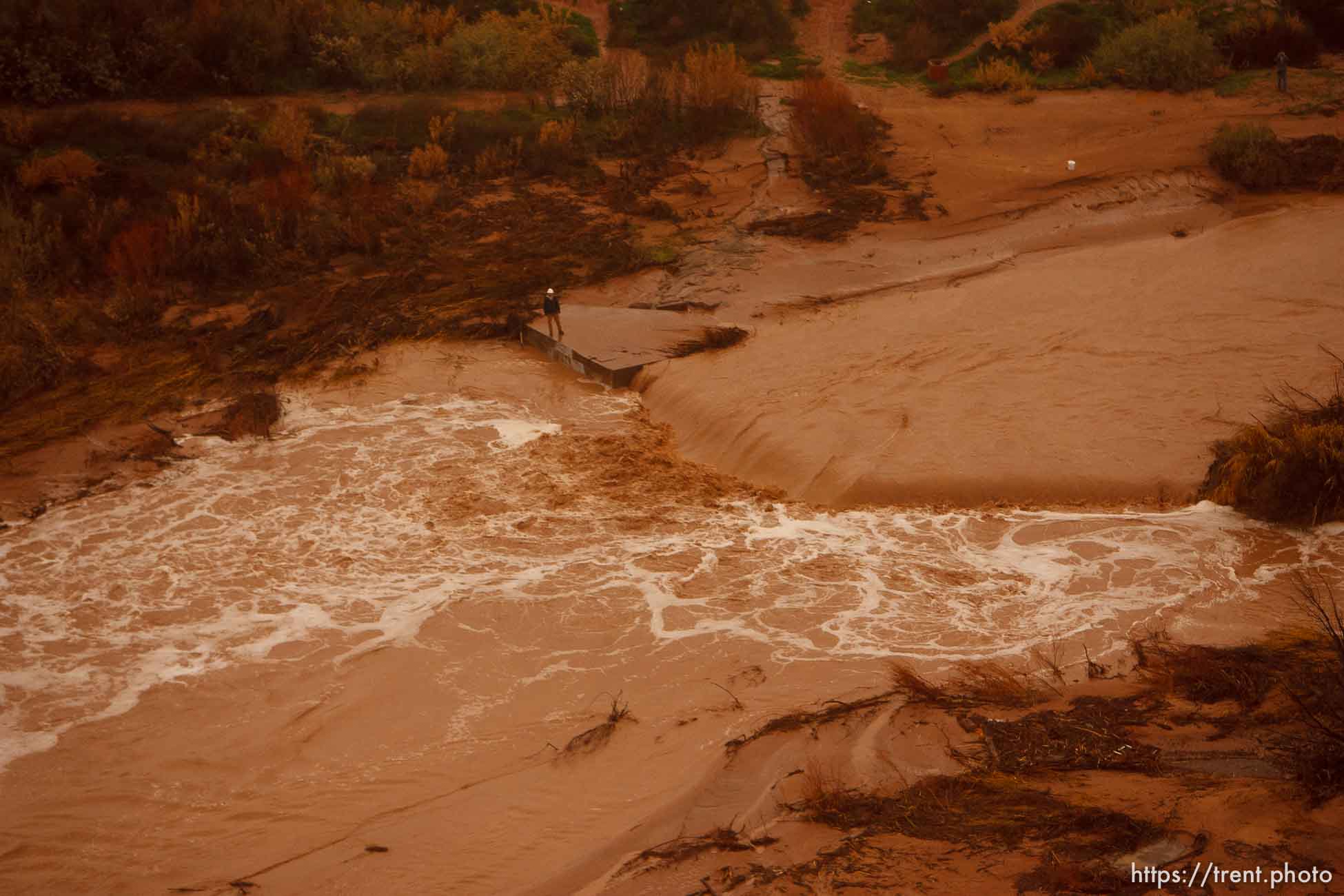 Trent Nelson  |  The Salt Lake Tribune
Aerial views of flooding in St. George, Wednesday, December 22, 2010.