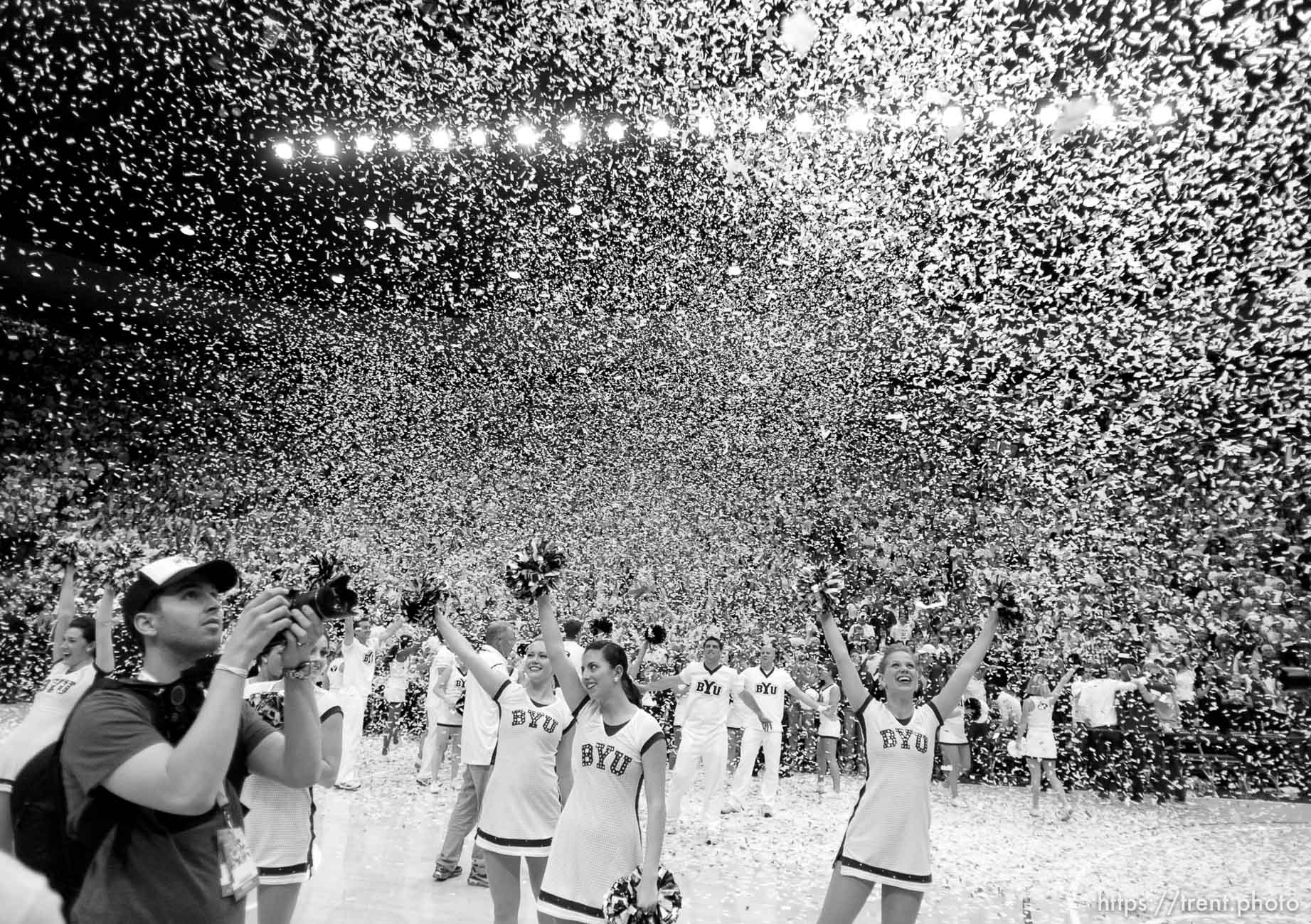 Trent Nelson  |  The Salt Lake Tribune
 as BYU hosts Wyoming, college basketball in Provo, Utah, Saturday, March 5, 2011.