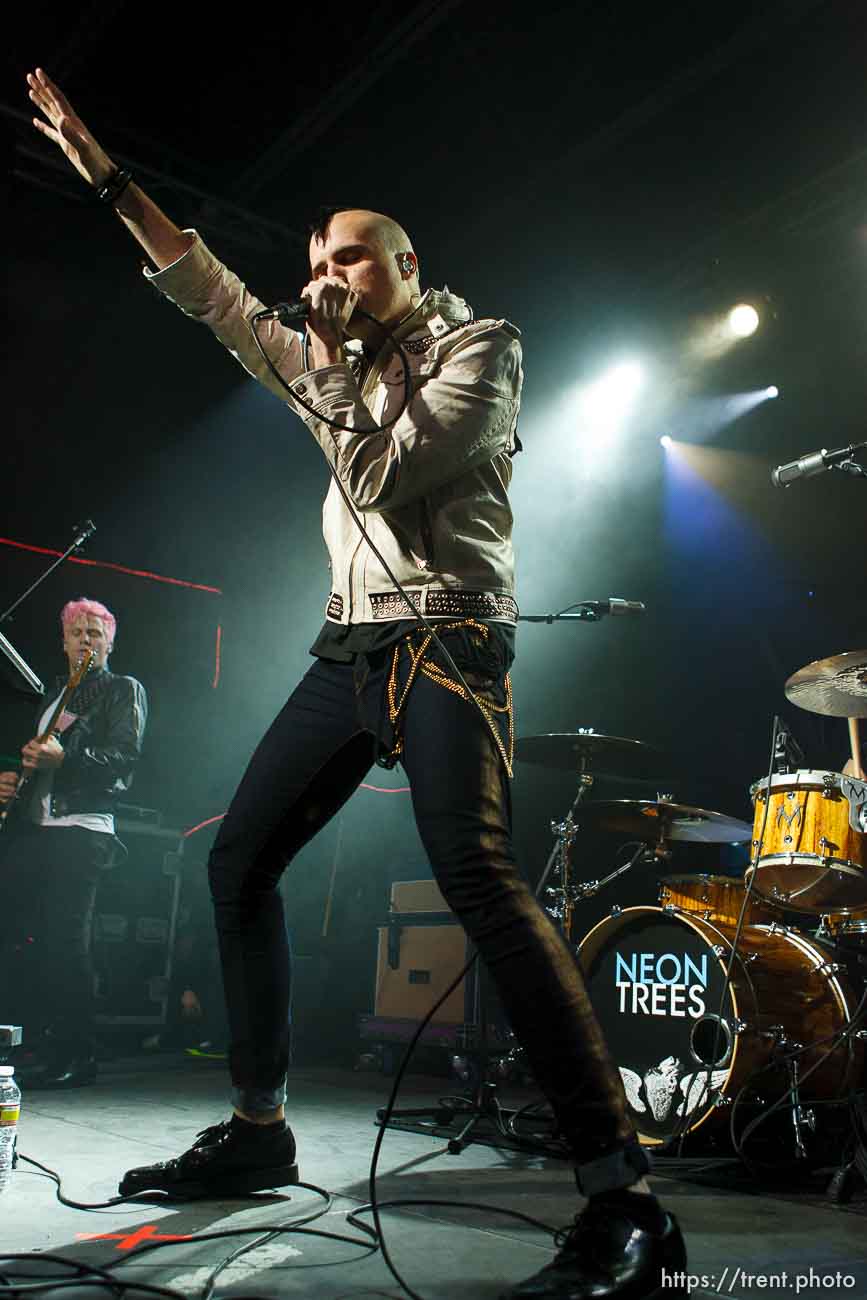 Tyler Glenn, Neon Trees at In The Venue in Salt Lake City, Utah, Friday, April 8, 2011.