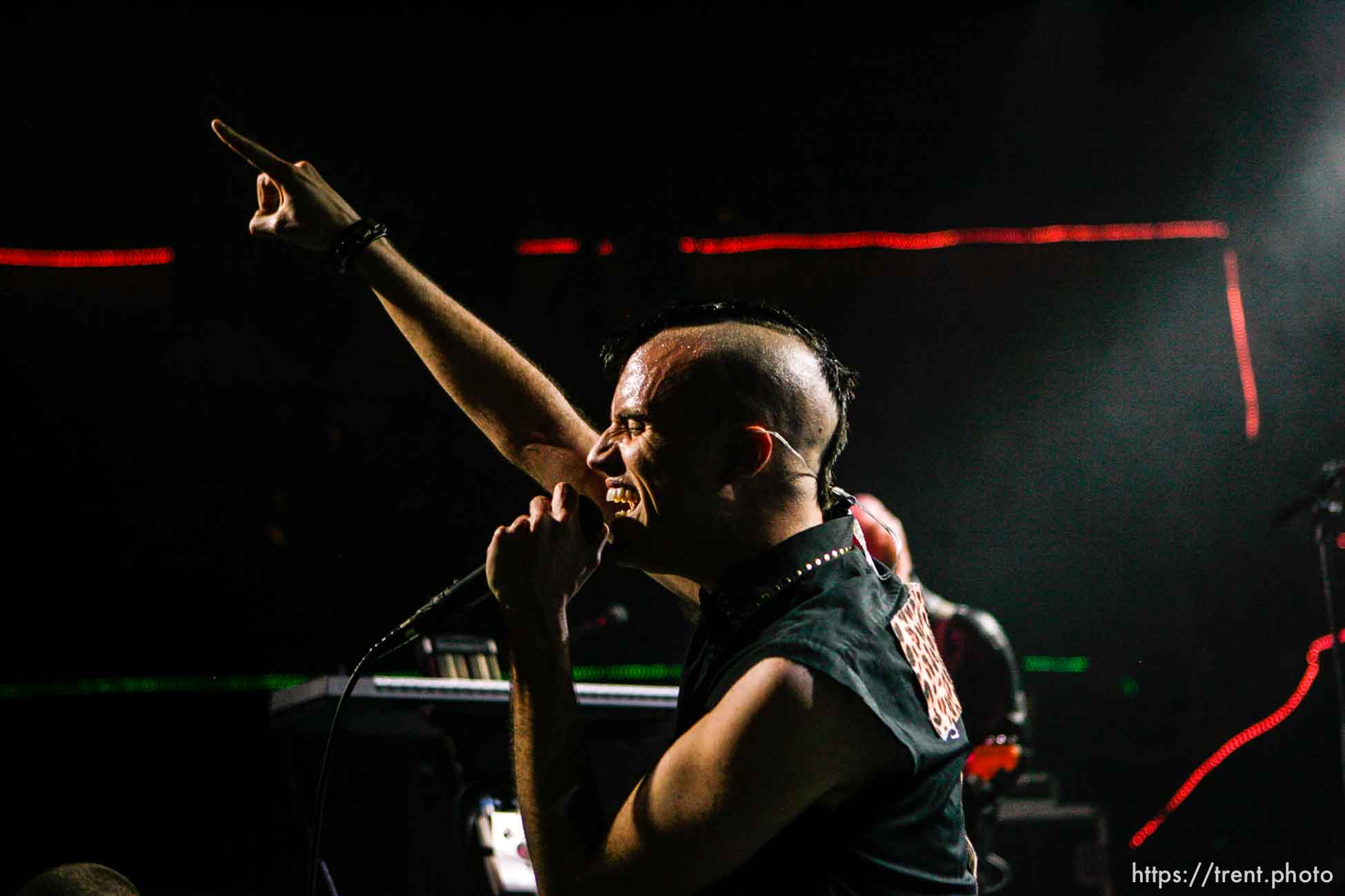 Tyler Glenn, Neon Trees at In The Venue in Salt Lake City, Utah, Friday, April 8, 2011.