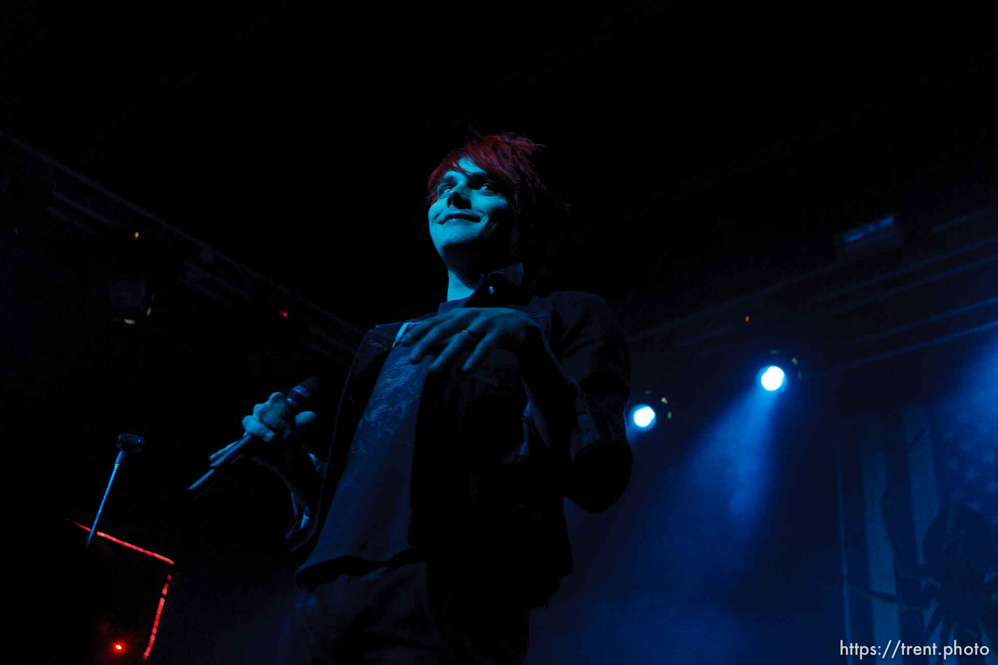 Trent Nelson  |  The Salt Lake Tribune
Gerard Way, My Chemical Romance at In The Venue in Salt Lake City, Utah, Friday, April 8, 2011.