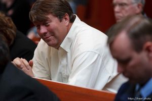 Trent Nelson  |  The Salt Lake Tribune
Willie Jessop listens as the Utah Supreme Court heard arguments in Salt Lake City, Utah, Tuesday, April 12, 2011, on cases involving the FLDS Church's United Effort Plan (UEP) land trust.