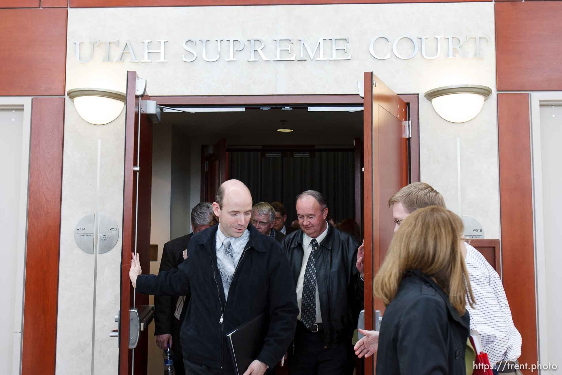 Trent Nelson  |  The Salt Lake Tribune
The Utah Supreme Court heard arguments in Salt Lake City, Utah, Tuesday, April 12, 2011, involving the FLDS Church's United Effort Plan (UEP) land trust.