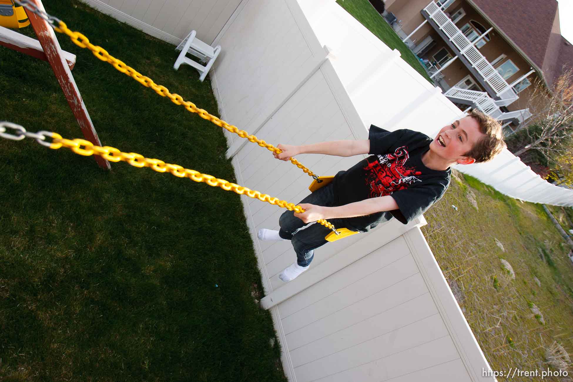 Trent Nelson  |  The Salt Lake Tribune
New Utah State Senator Aaron Osmond at home with his family in South Jordan, Utah, Friday, May 6, 2011. ryan osmond