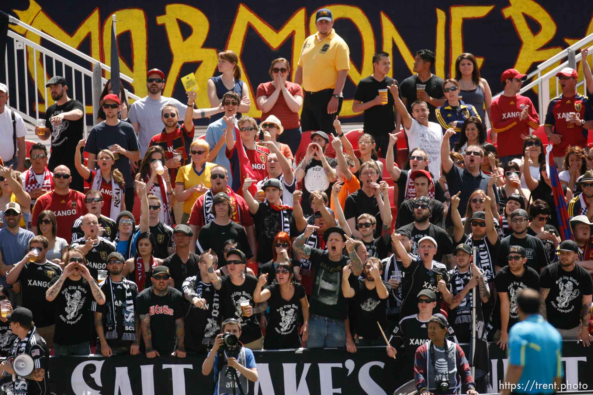 Trent Nelson  |  The Salt Lake Tribune
Real Salt Lake vs. Chivas US, MLS Soccer at Rio Tinto Stadium in Sandy, Utah, Saturday, May 7, 2011. fans