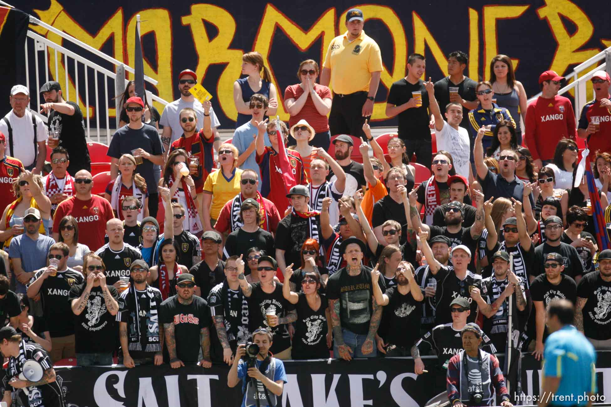 Trent Nelson  |  The Salt Lake Tribune
Real Salt Lake vs. Chivas US, MLS Soccer at Rio Tinto Stadium in Sandy, Utah, Saturday, May 7, 2011. fans