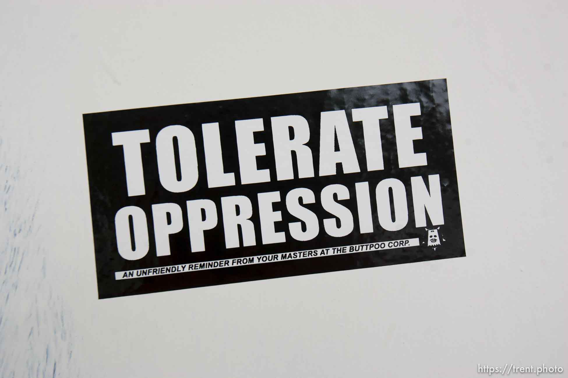 tolerate oppression