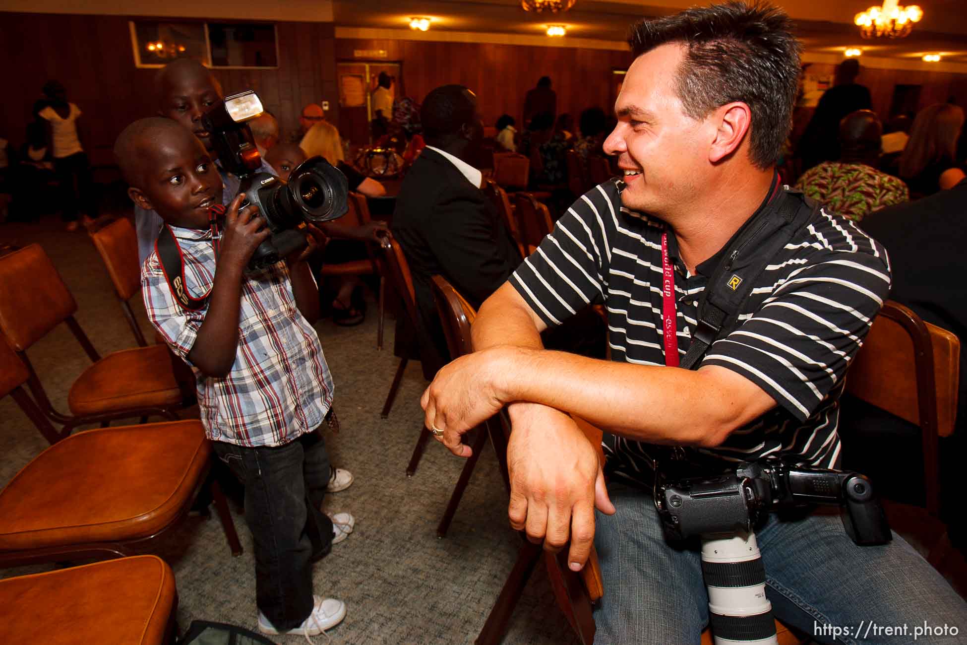 Trent Nelson  |  The Salt Lake Tribune
Scott Winterton at the South Sudan Independence celebration in Salt Lake City, Utah, Saturday, July 9, 2011