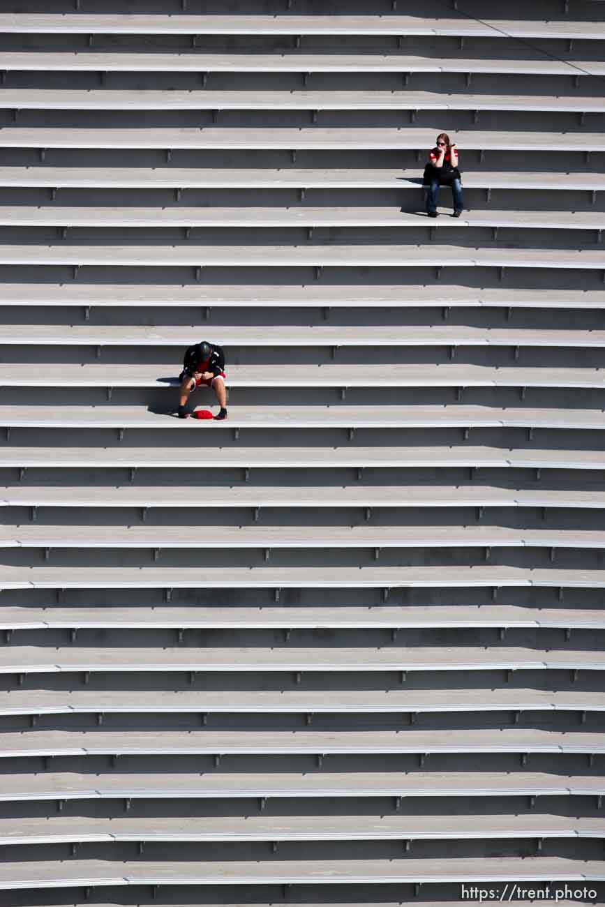 Trent Nelson  |  The Salt Lake Tribune
fans pre-game. Utah vs. Montana State in Salt Lake City, Utah, Thursday, September 1, 2011.