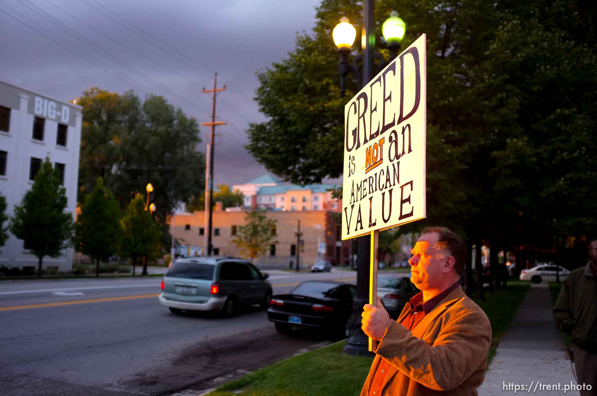 Occupy Salt Lake at Pioneer Park in Salt Lake City, Utah, Thursday, October 6, 2011.