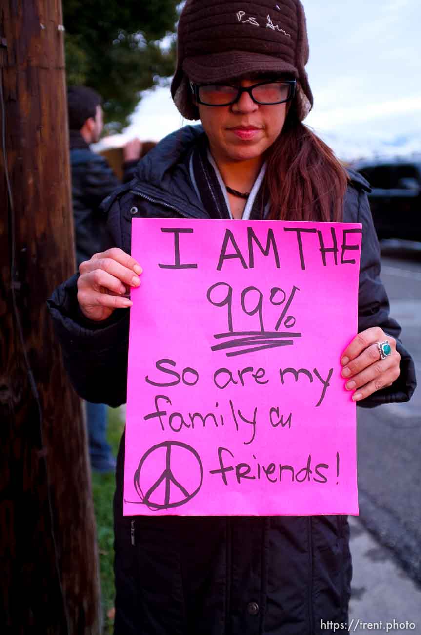 Occupy Salt Lake at Pioneer Park in Salt Lake City, Utah, Thursday, October 6, 2011.