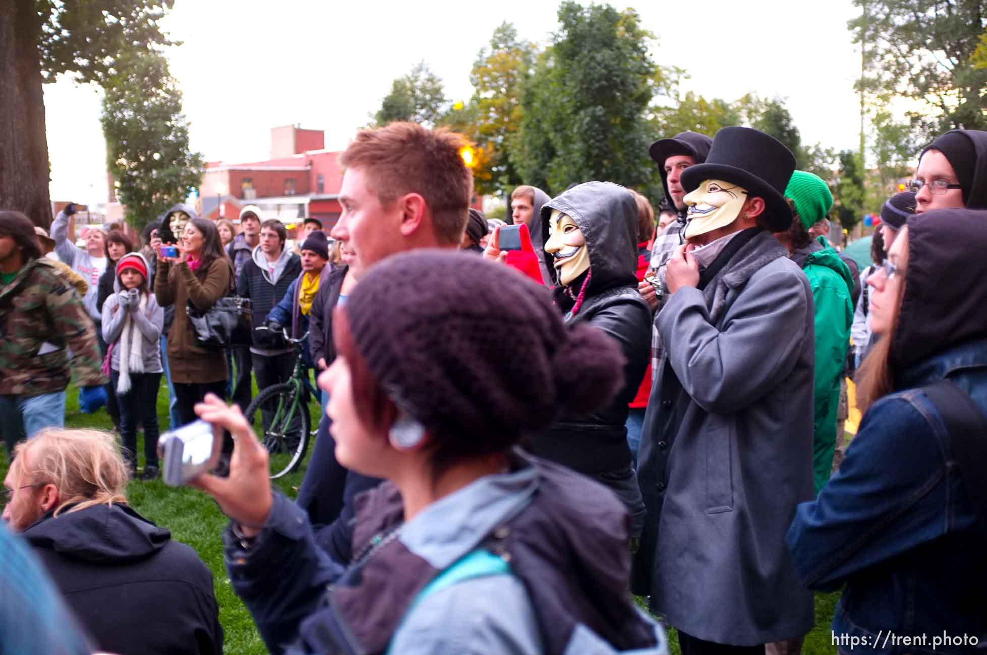 Occupy Salt Lake at Pioneer Park in Salt Lake City, Utah, Thursday, October 6, 2011.