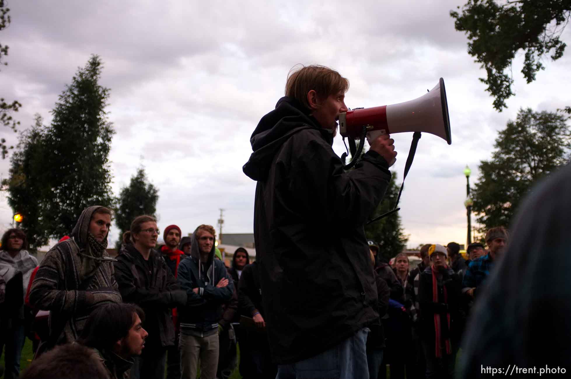 Occupy Salt Lake at Pioneer Park in Salt Lake City, Utah, Thursday, October 6, 2011.