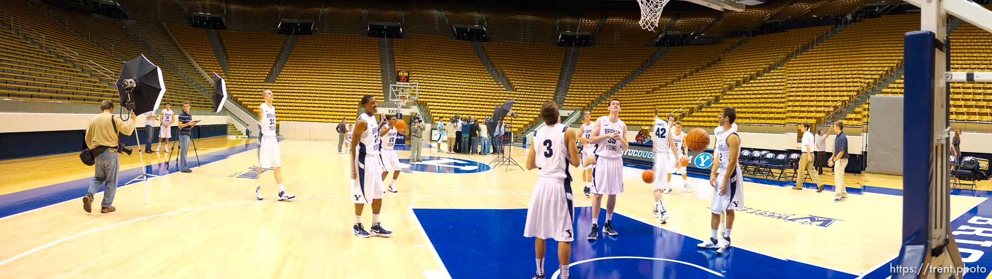 byu basketball photo day, in Provo, Utah, Wednesday, October 12, 2011. jeff allred