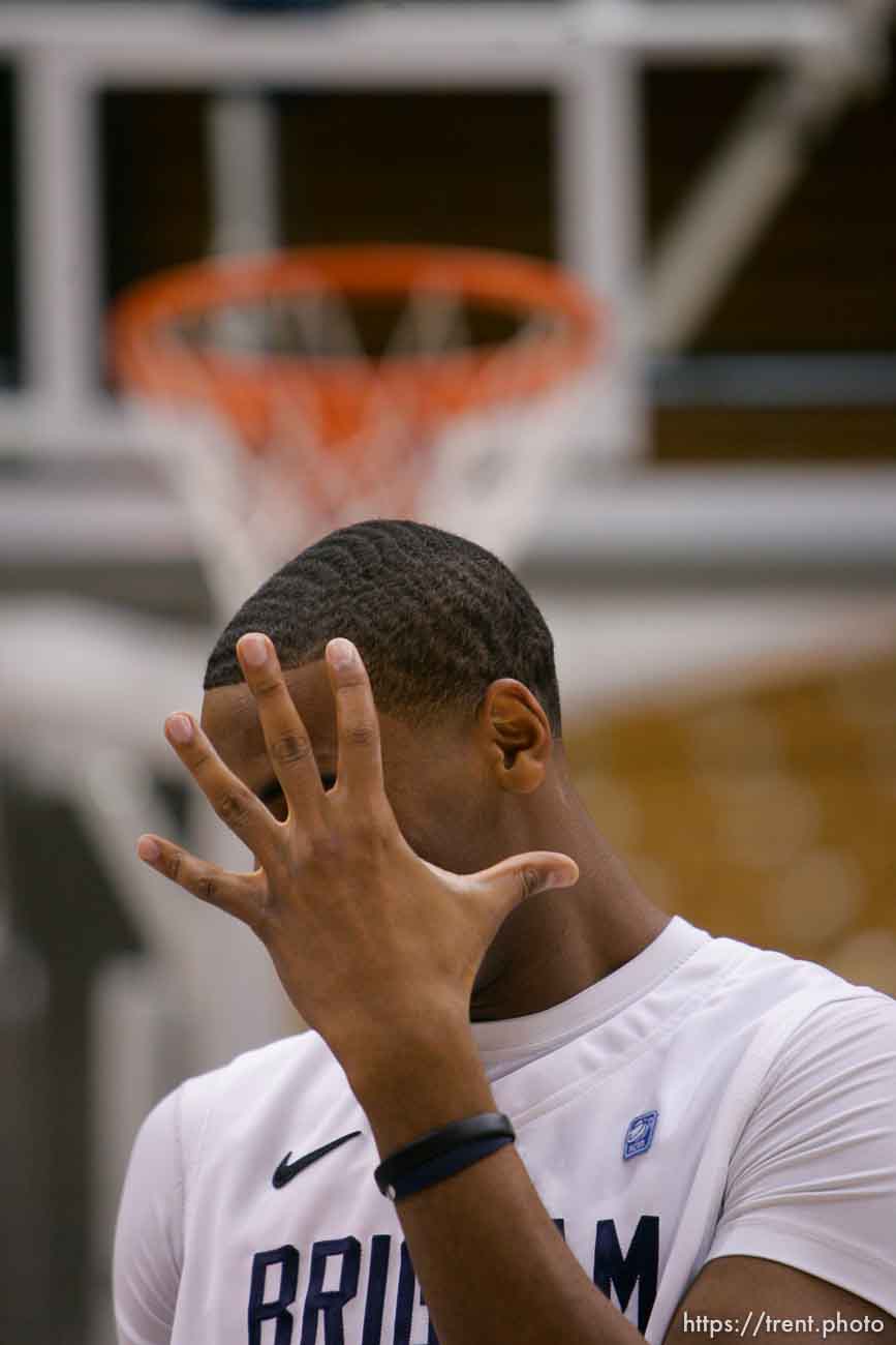 Trent Nelson  |  The Salt Lake Tribune
Brandon Davies. BYU basketball media day in Provo, UT, Wednesday, October 12, 2011.