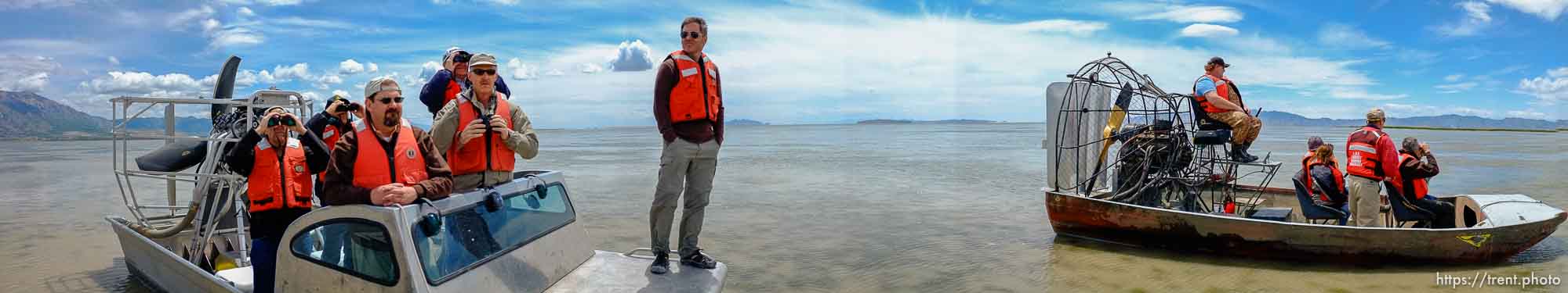 Trent Nelson  |  The Salt Lake Tribune
Utah's Water Quality Board took a tour of the Bear River Wildlife Refuge Wednesday, May 23, 2012 to look at the impact of nutrients flowing in from the river. great salt lake