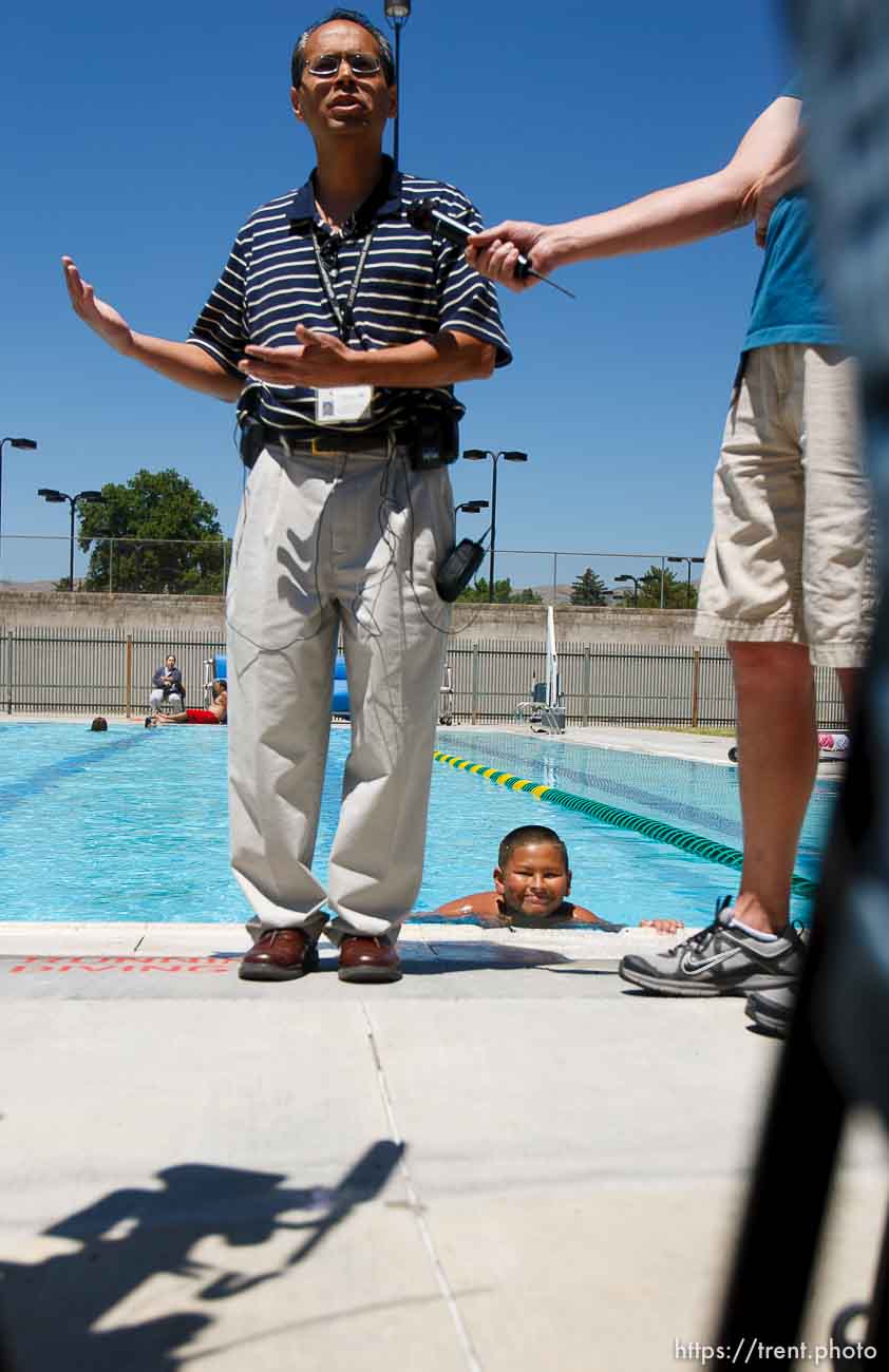 Pool Safety Photobomb