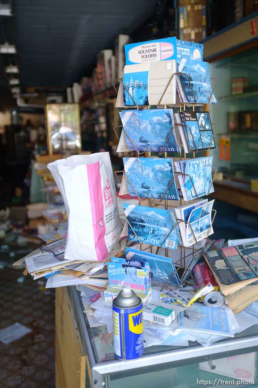 vincent drug store, abandoned. Thursday, June 14, 2012 in Midvale, Utah. scenic utah postcards