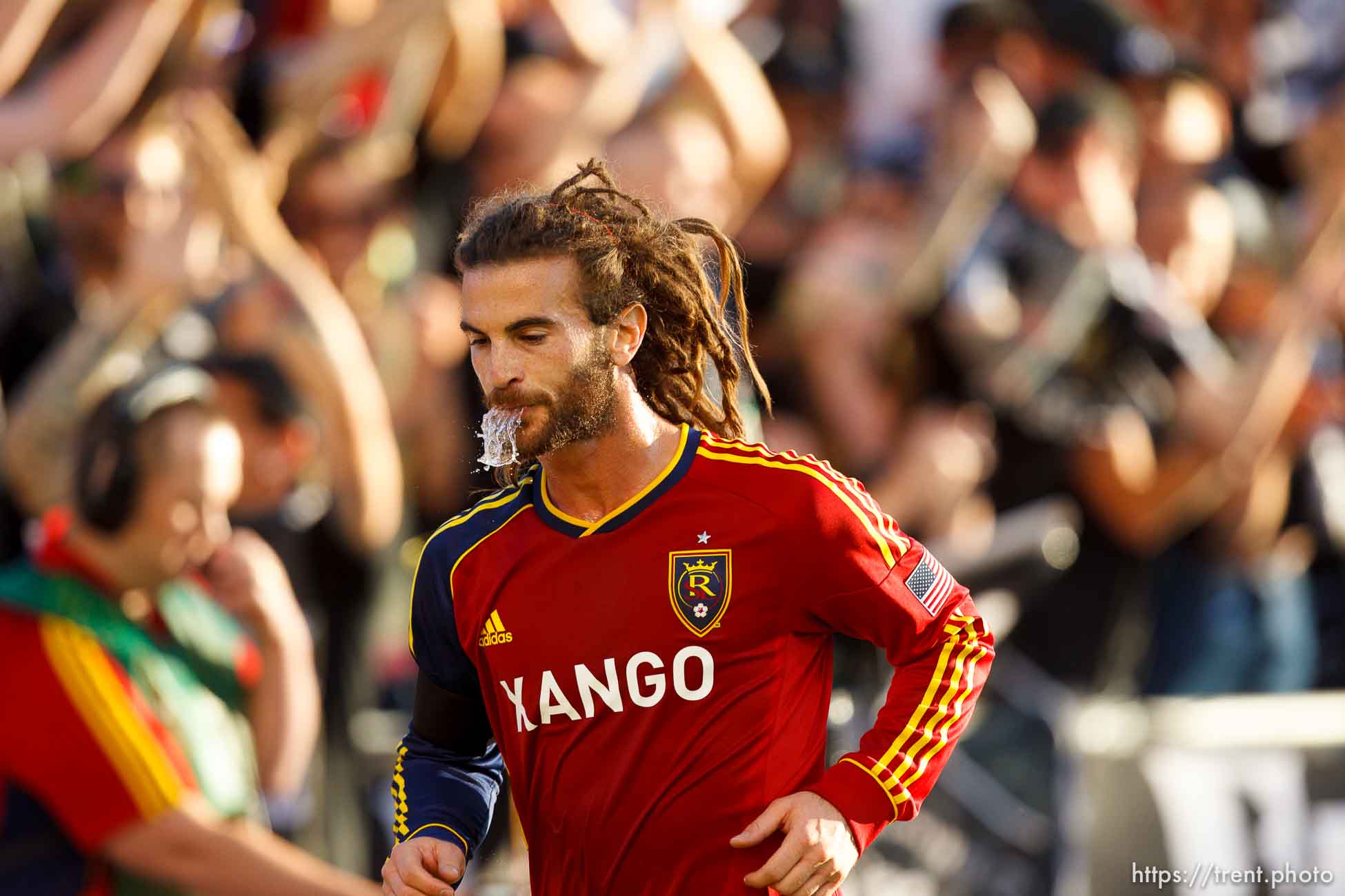 Trent Nelson  |  The Salt Lake Tribune
Kyle Beckerman as Real Salt Lake hosts the L.A. Galaxy, MLS Soccer at Rio Tinto Stadium Wednesday, June 20, 2012 in Salt Lake City, Utah.