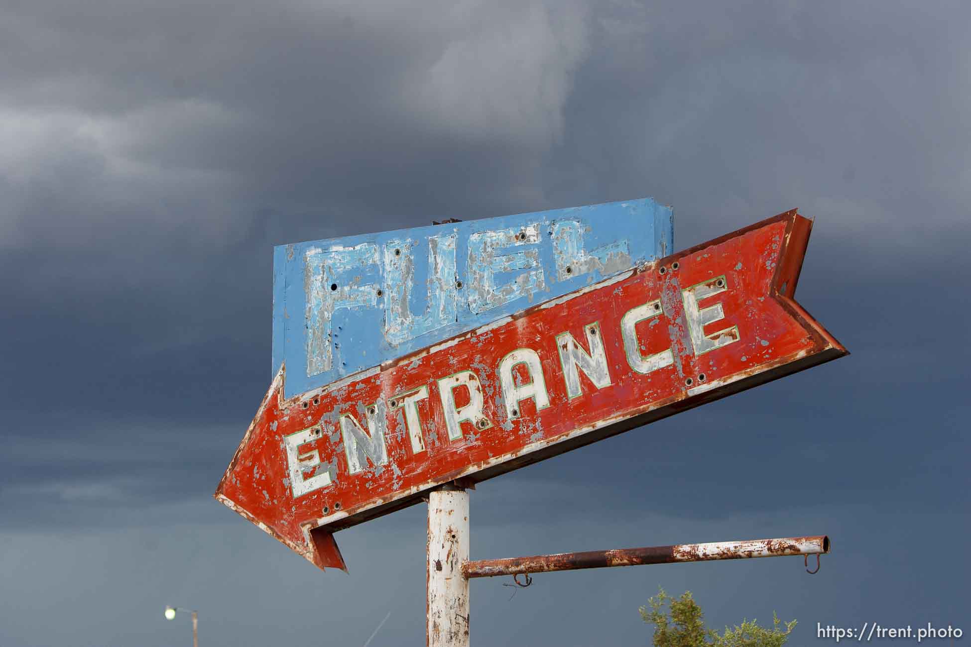 Trent Nelson  |  The Salt Lake City
A closed gas station along U.S. Route 6 in the town of Woodside, Utah on Wednesday, August 1, 2012.