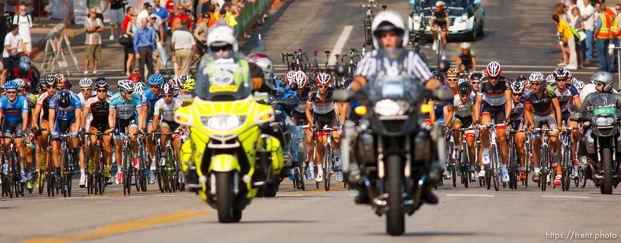 Trent Nelson  |  The Salt Lake Tribune
Stage One of the Tour of Utah kicks off in downtown Ogden, Utah Tuesday, August 7, 2012.