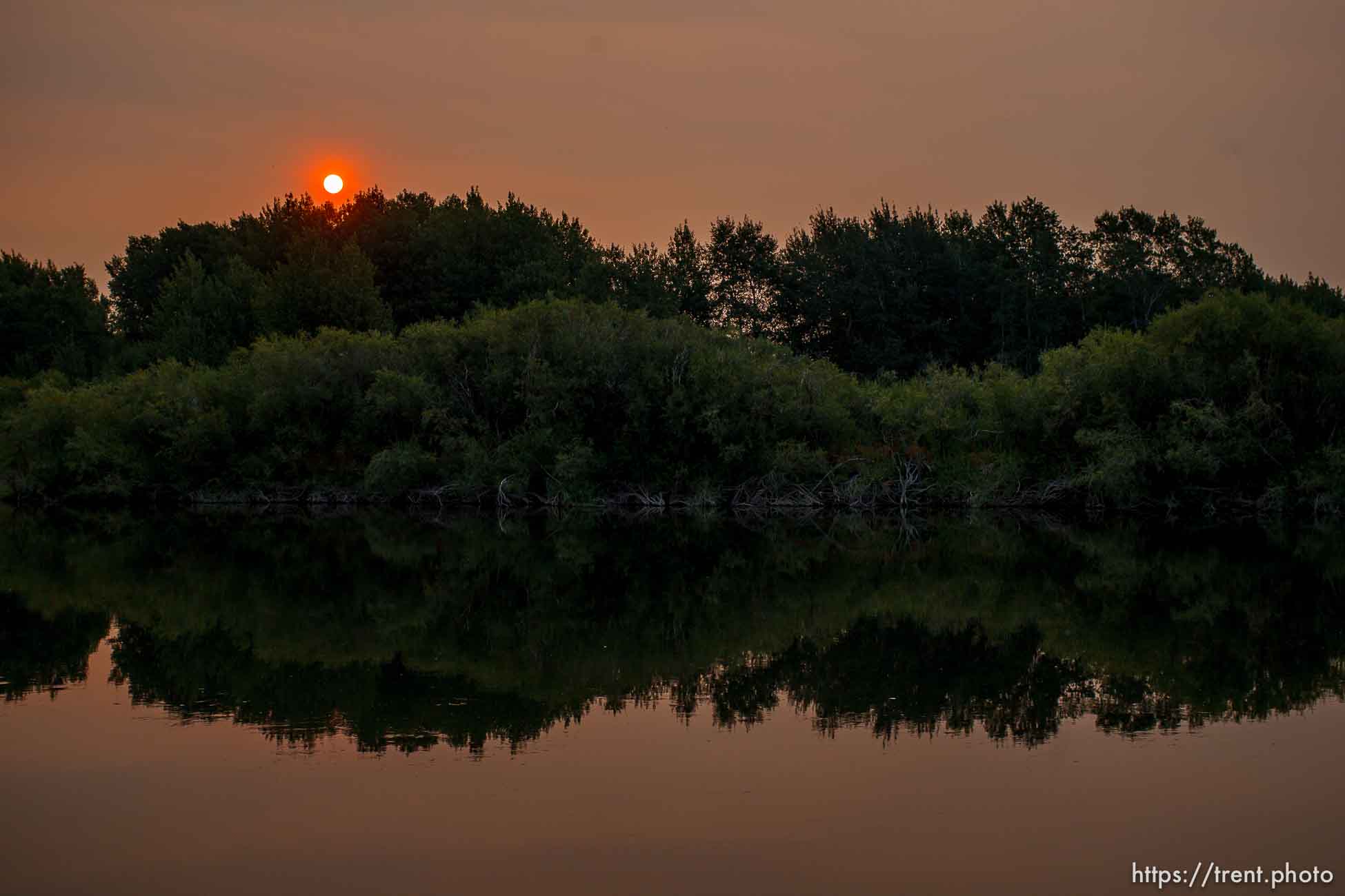 sunrise at Beaver Dick Park, Rexburg, Idaho Monday, August 13, 2012.