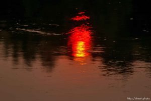 sunrise at Beaver Dick Park, Rexburg, Idaho Monday, August 13, 2012.