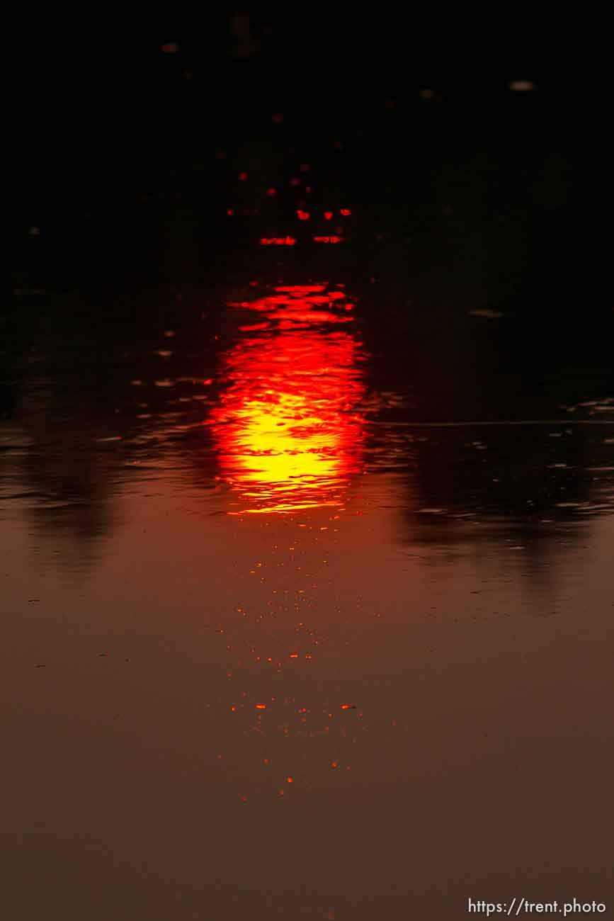 sunrise at Beaver Dick Park, Rexburg, Idaho Monday, August 13, 2012.